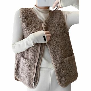 [emptio] [エンプティオ] ポケット付き ルームウェア ジップ ベスト (その他)