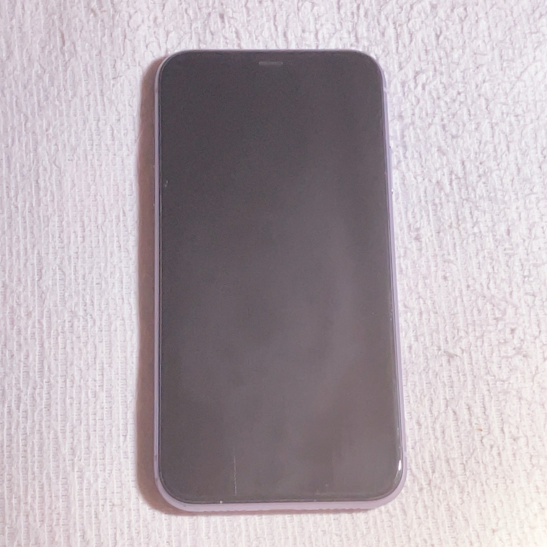 女性使用 iPhone11 紫 パープル 64GB SIMロック解除済みの通販 女性使用 iPhone11 紫 パープル 64GB SIMロック解除済みの通販