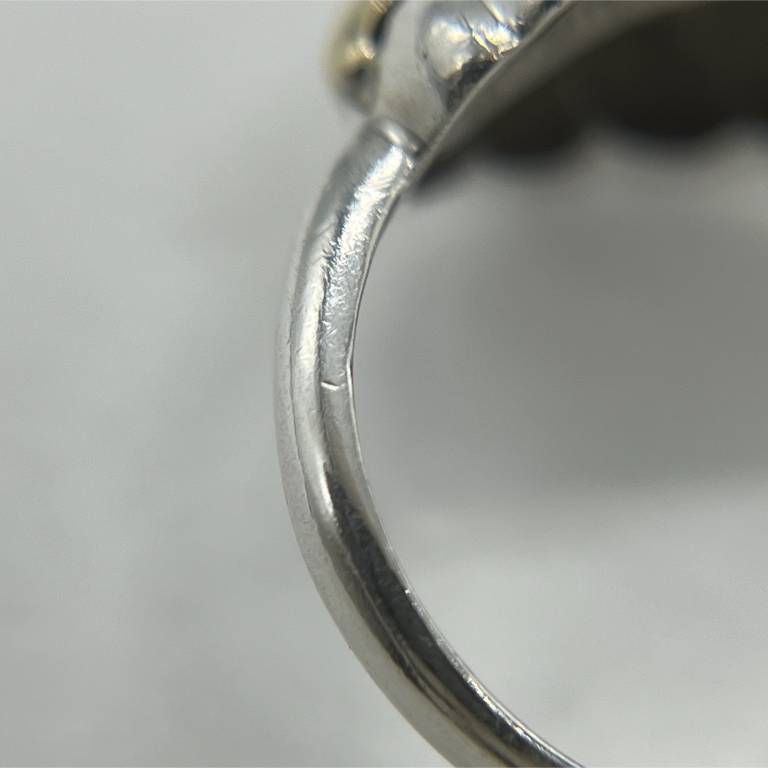 Tiffany & Co. - ティファニー TIFFANY リーフ リング 8号 SV YG Tiffany & Co. - ティファニー TIFFANY リーフ リング 8号 SV YG