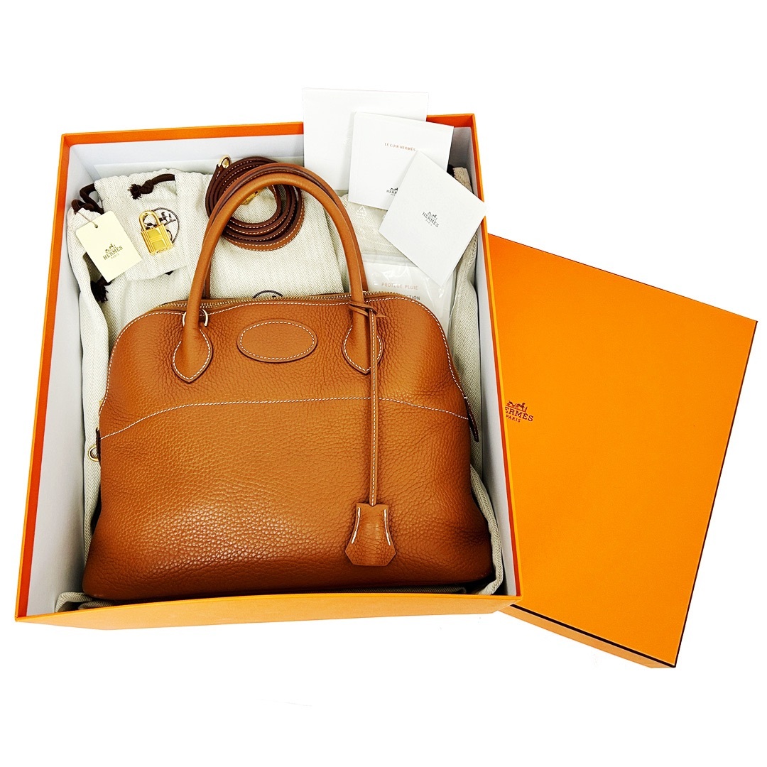 HERMES - 【極美品】 エルメス ボリード31 ゴールド トリヨン HERMES - 【極美品】 エルメス ボリード31 ゴールド トリヨン