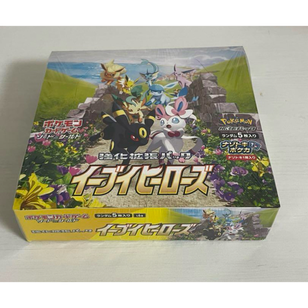 イーブイヒーローズ BOX シュリンク付き 未開封 ポケモンカード イーブイヒーローズ BOX シュリンク付き 未開封 ポケモンカード