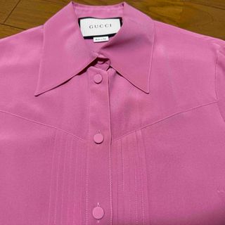 GUCCI - □未使用品□2021SS□GUCCI グッチ ブラウス サイズ40 GUCCI - □未使用品□2021SS□GUCCI グッチ ブラウス サイズ40