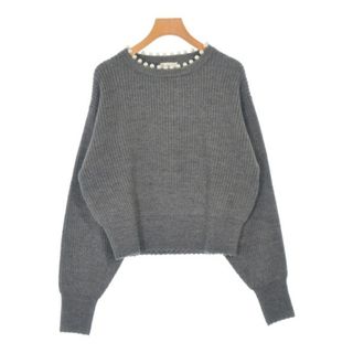 イエナ(IENA)のIENA イエナ ニット・セーター F グレー 【古着】【中古】(ニット/セーター)
