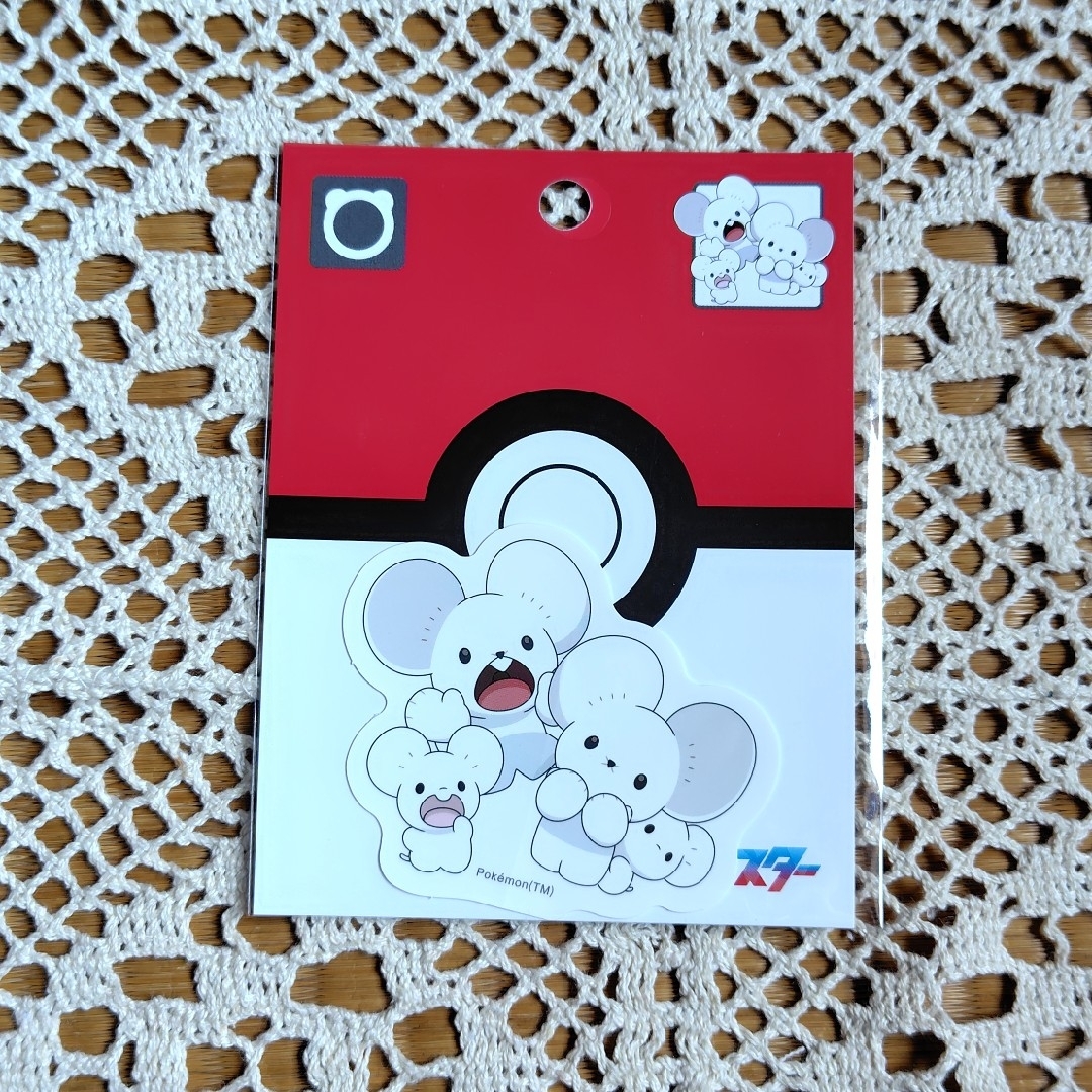 ポケモン(ポケモン)のポケモン アニポケ イッカネズミ 耐水ステッカー エンタメ/ホビーのアニメグッズ(その他)の商品写真