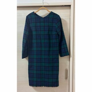 ロペピクニック(Rope' Picnic)のROPÉ PICNIC シャギーチェックワンピース(ひざ丈ワンピース)