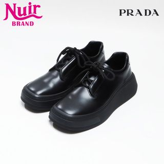 PRADA - PRADA(プラダ) スニーカー 35 レディース - 黒×ピンク PRADA - PRADA(プラダ) スニーカー 35 レディース - 黒×ピンク