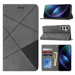 【在庫セール】Galaxy S24 手帳型 ケース 耐衝撃 高级PUレザー ギャ(その他)