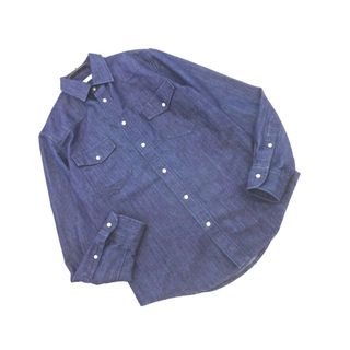 KOE コエ デニム シャツ sizeM/紺 ■◇ メンズ(シャツ)