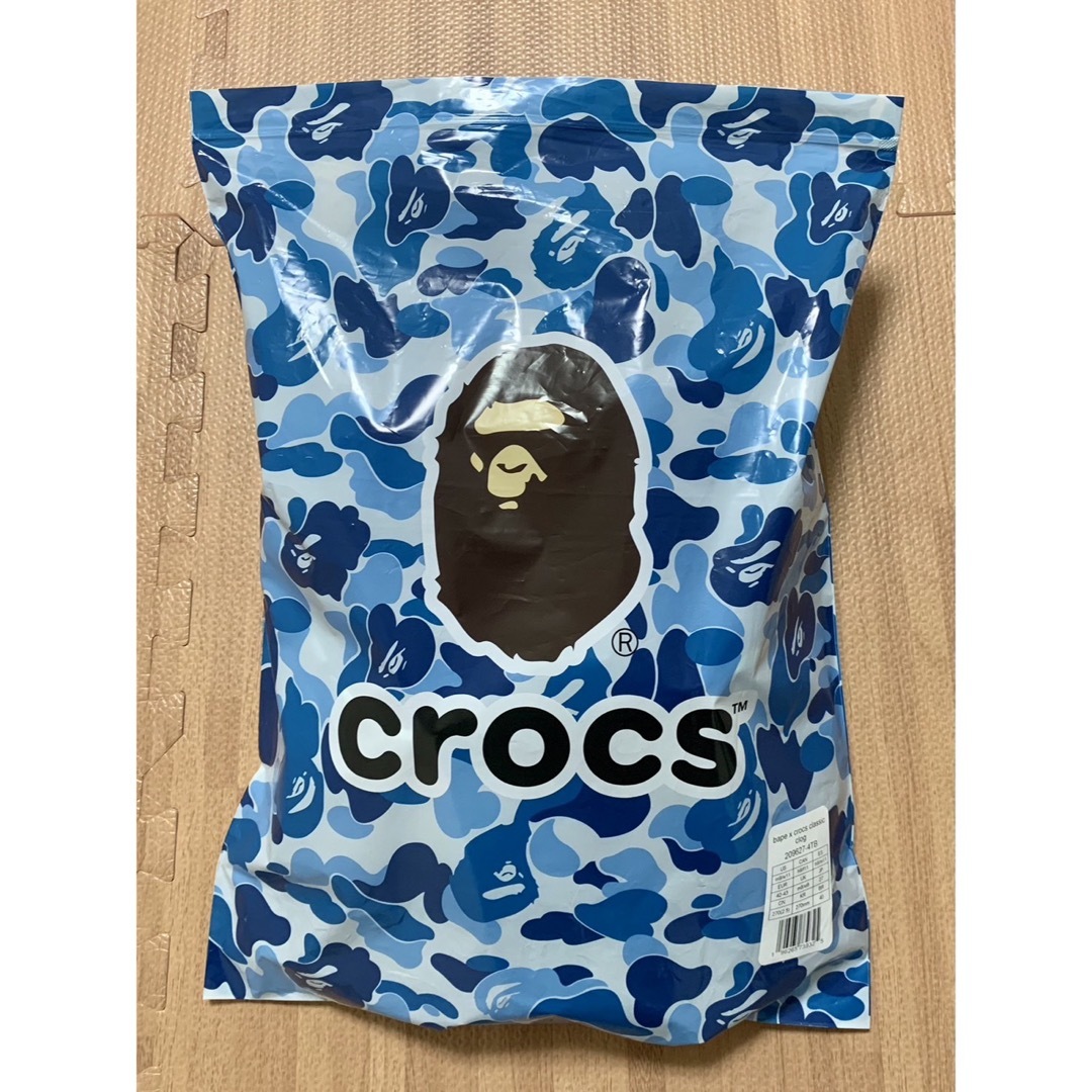 ★激レア★ APE × Crocs CLOG 27cm Blue クロックス ☆激レア☆ APE × Crocs CLOG 27cm Blue クロックス