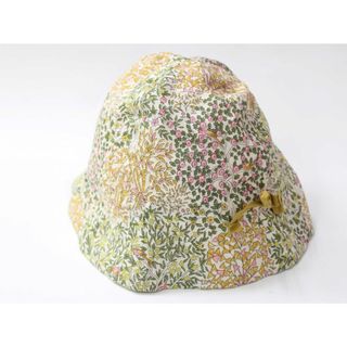 ボンポワン(Bonpoint)のボンポワン 帽子 サイズ2 女児 白×グリーン系【中古】【新入荷!】＜(帽子)