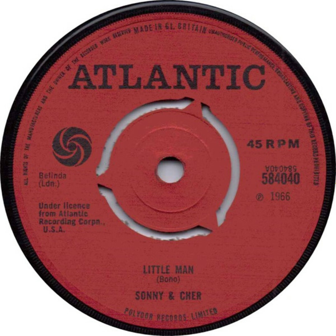 英7” Sonny & Cher Little Man 584040 Atlantic /00080 エンタメ/ホビーのエンタメ その他(その他)の商品写真