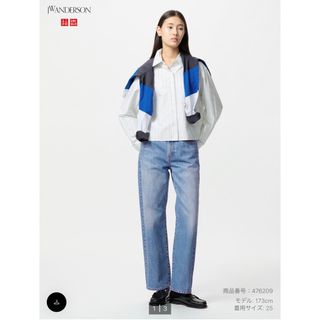 ZARA - ZARA パッチポケットマリンストレートジーンズ 36の通販 ZARA - ZARA パッチポケットマリンストレートジーンズ 36の通販