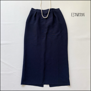 エストネーション(ESTNATION)の【美品】ESTNATION　体型カバーもバッチリ！履けば可愛くなる神スカート(ひざ丈スカート)