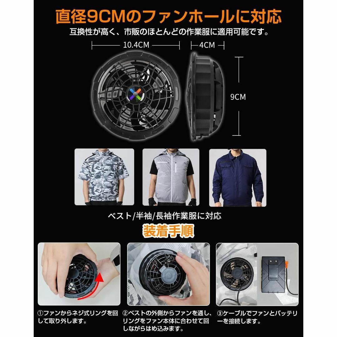 2025革新モデル 42V超高輸出 ファンバッテリーセット