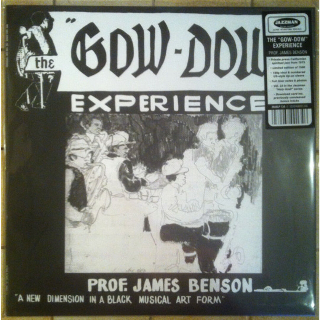 英LP Prof. James Benson Gow-dow Experience JMANLP134 Jazzman UK /00345 エンタメ/ホビーのエンタメ その他(その他)の商品写真
