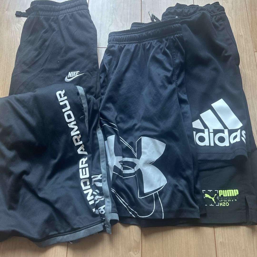 UNDER ARMOUR(アンダーアーマー)の男の子夏用ハーパン5枚セット キッズ/ベビー/マタニティのキッズ服男の子用(90cm~)(パンツ/スパッツ)の商品写真