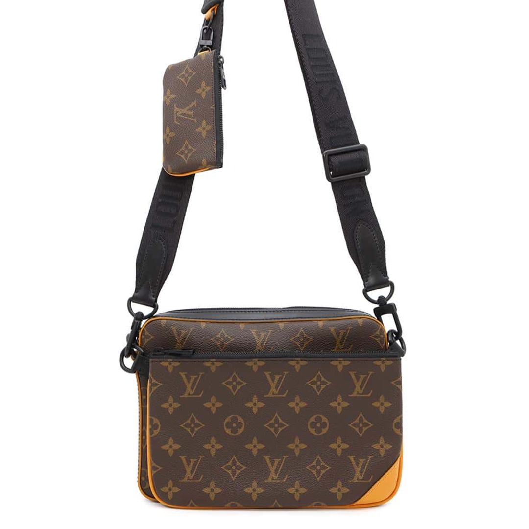 LOUIS VUITTON - ルイヴィトン ショルダーバッグ モノグラム・マカサー トリオ・メッセンジャー M46694 LOUIS VUITTON