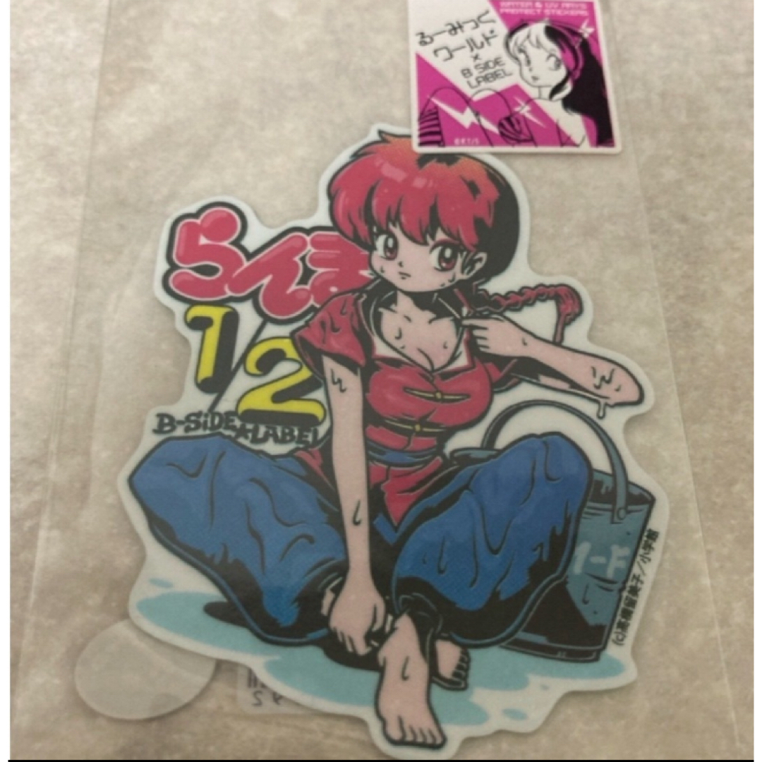 B SIDE LABEL ステッカー らんま エンタメ/ホビーのアニメグッズ(その他)の商品写真