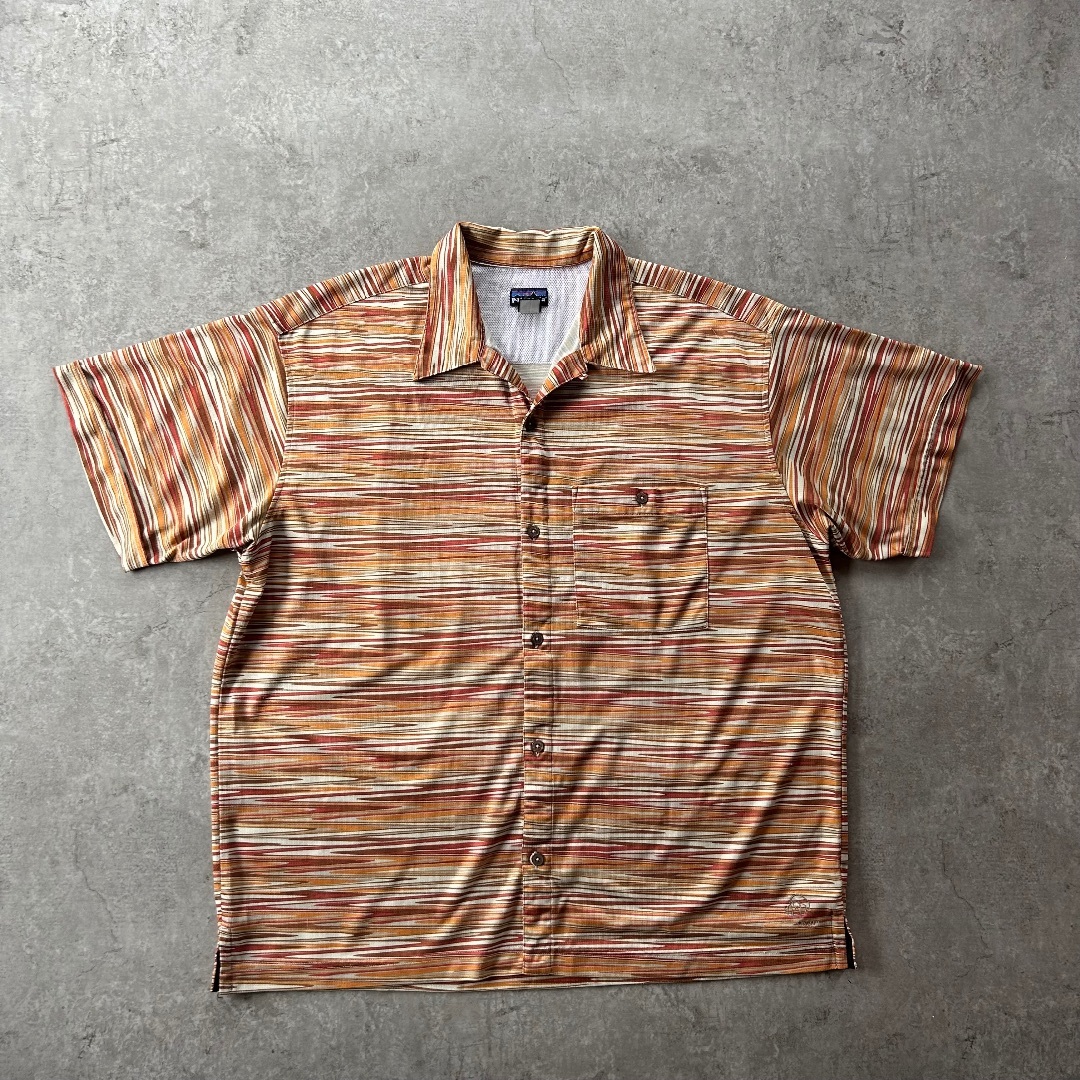 新品未使用 Patagonia パタゴニア rhythm リズム 半袖シャツ patagonia - 00s パタゴニア 半袖シャツ rhythm リズム オレンジ