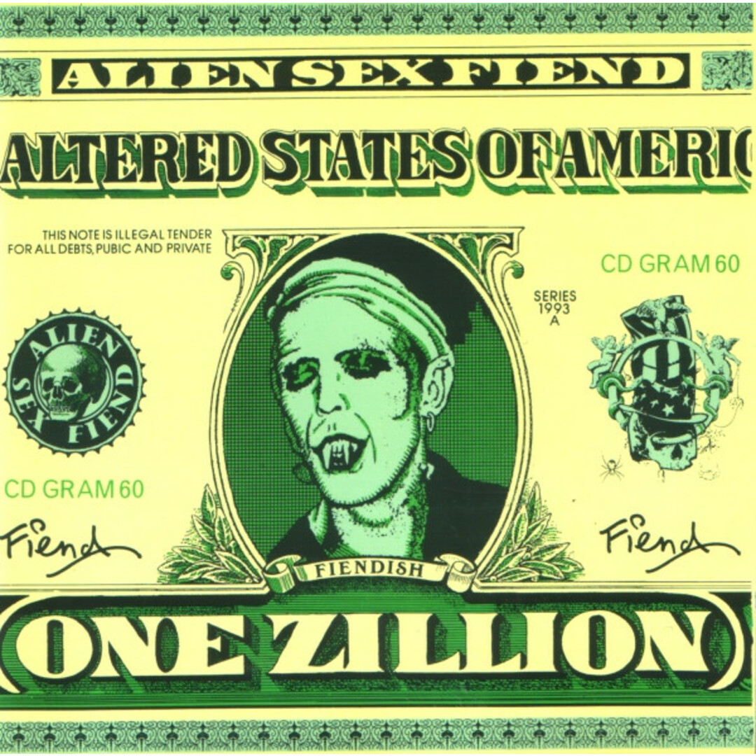 英CD Alien Sex Fiend The Altered States of America CDGRAM60 Anagram Records /00110 エンタメ/ホビーのCD(ポップス/ロック(洋楽))の商品写真