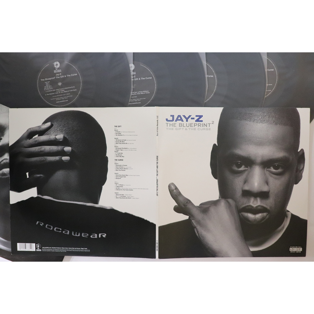 米4discs LP JAY-Z Blueprint Gift & Curse 4400633811 ROC A FELLA /01180 エンタメ/ホビーのエンタメ その他(その他)の商品写真