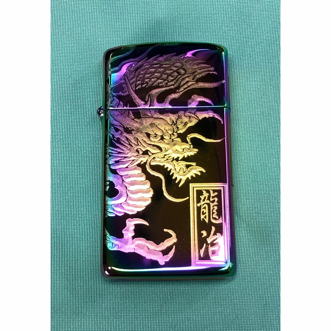 ZIPPO(ジッポー)のジッポ　スペクトラムスリム 龍・名前・zippo 　昇り龍　辰年 レディースのアクセサリー(その他)の商品写真
