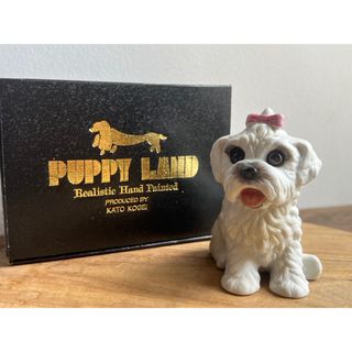 【新品】箱付き マルチーズの置物(置物)