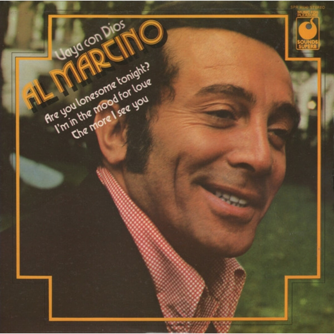 英LP Al Martino Vaya Con Dios SPR90040 Sounds Superb, Music For Pleasure /00260 エンタメ/ホビーのエンタメ その他(その他)の商品写真
