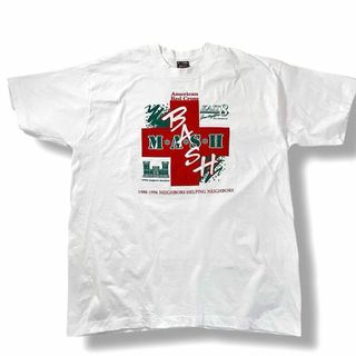 ミリタリー(MILITARY)の古着 90s USA製 MASH レッドクロス 朝鮮戦争 ミリタリー Tシャツ(Tシャツ/カットソー(半袖/袖なし))