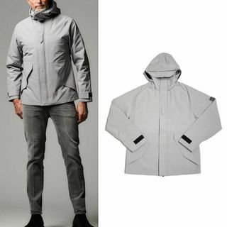 ウノピゥウノウグァーレトレ(1piu1uguale3)の新品8.8万 22AW 1piu1uguale3　パーカー ダウン コート (マウンテンパーカー)