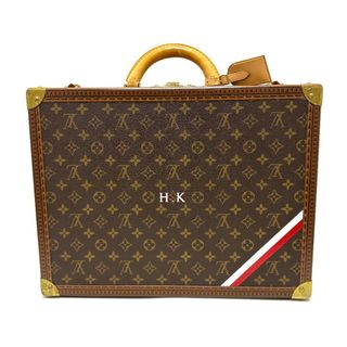 ルイヴィトン(LOUIS VUITTON)のルイヴィトン LOUIS VUITTON コトヴィル45 イニシャル(H・K) M21423 ハードケース 旅行バッグ カバン トランク モノグラムキャンバス ブラウン(トラベルバッグ/スーツケース)