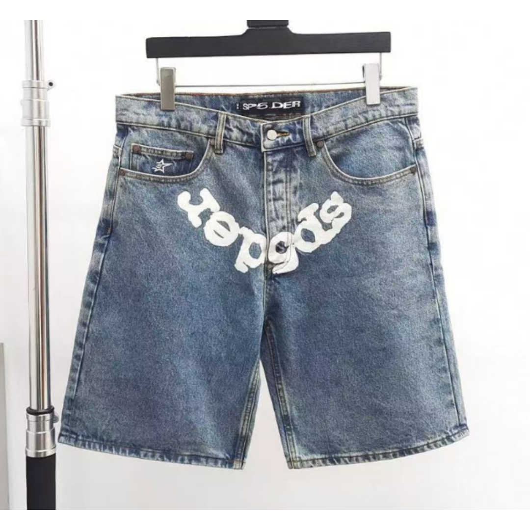 ショートパンツ Sp5der OG Logo Denim Short Blue 34
