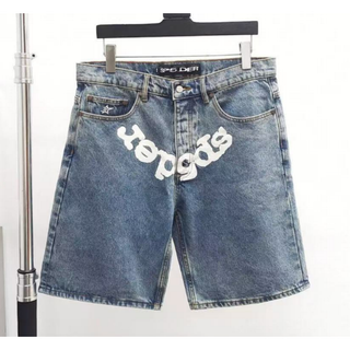 Sp5der OG Logo Denim Short Blue 34