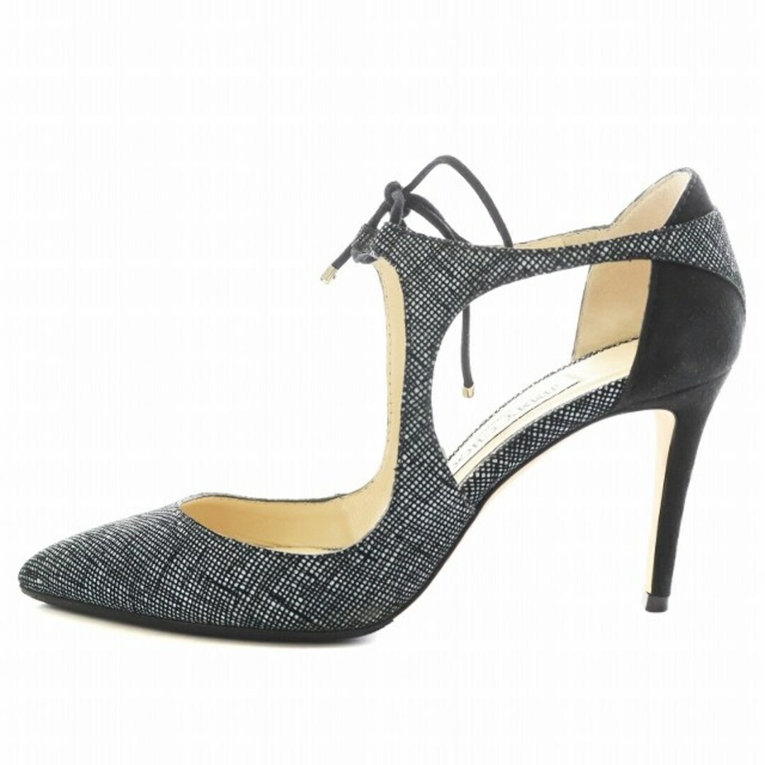 JIMMY CHOO(ジミーチュウ)のジミーチュウ VANESSA 85 パンプス ポインテッドトゥ ヒール 37 黒 レディースの靴/シューズ(ハイヒール/パンプス)の商品写真