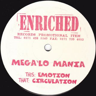 英12” Mega Lo Mania Emotion 12JUN24 Enriched Records /00250(その他)