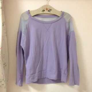 イチナナキュウダブルジー(179/WG)のシースルーパープルスウェット(Tシャツ(長袖/七分))