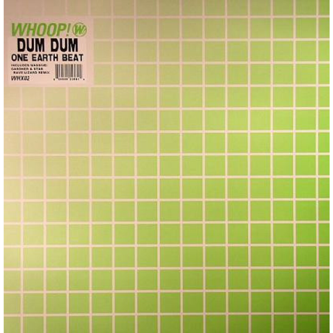 英12” Dum Dum One Earth Beat WHX02 Whoop! Records /00250 エンタメ/ホビーのエンタメ その他(その他)の商品写真