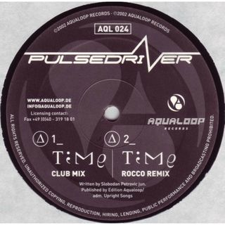 独12” Pulsedriver Time / Koma AQL024 Aqualoop Records /00250(その他)