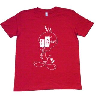 ライズリヴァレンス LoveBird　Tシャツ RED/wh(Tシャツ/カットソー(半袖/袖なし))