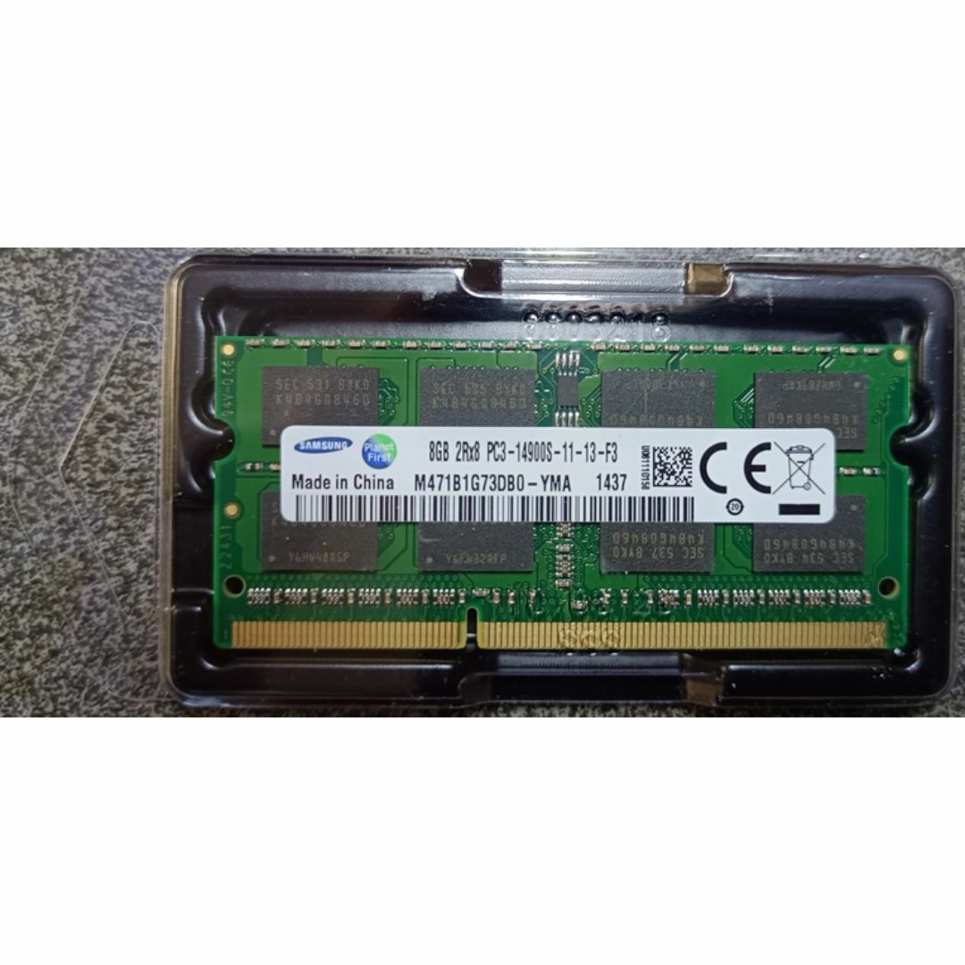 SAMSUNG(サムスン)の【新品】8GB SODIMM Laptop RAM DDR3 1866MHz スマホ/家電/カメラのPC/タブレット(PCパーツ)の商品写真
