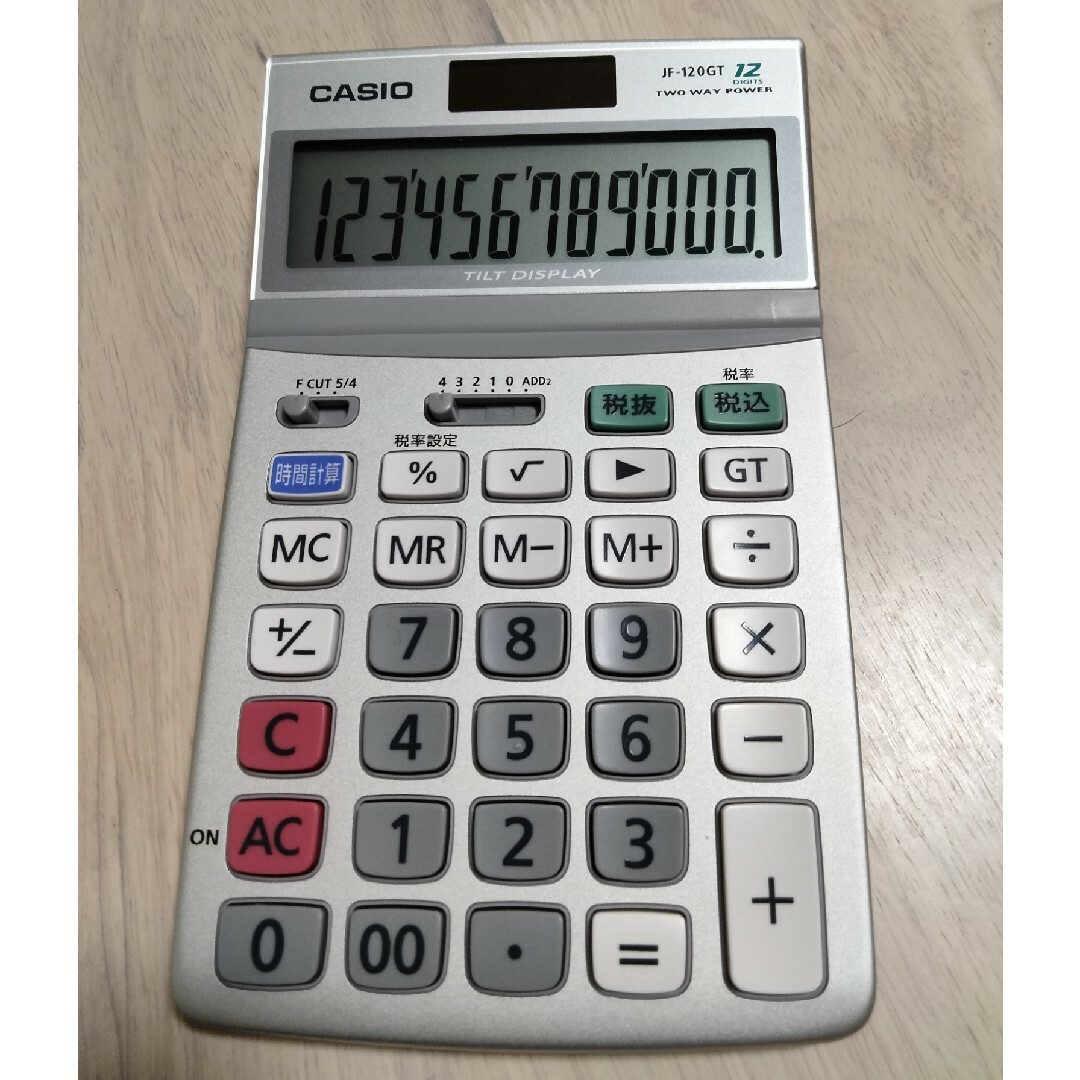 CASIO - CASIO 電卓 JF-120GT-Nの通販 by ito's shop|カシオ CASIO - CASIO 電卓 JF-120GT-Nの通販 by ito's shop|カシオ