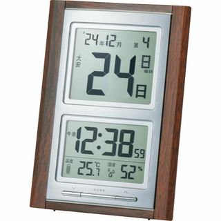 【数量限定】ADESSO(アデッソ) 日めくり電波時計 デジタル 置き掛け兼用 (置時計)