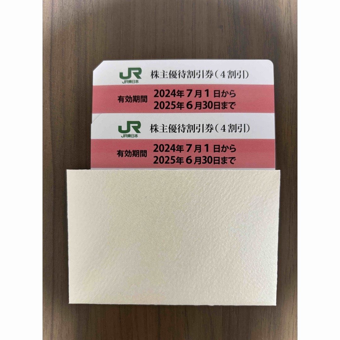 JR東日本株主優待割引券(4割引) チケットの優待券/割引券(その他)の商品写真