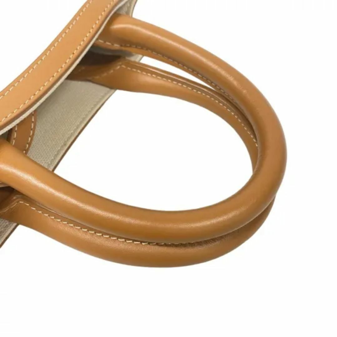 CELINE - 【美品】CELINE ミニバーティカルカバ 2WAY ナチュラル CELINE - 【美品】CELINE ミニバーティカルカバ 2WAY ナチュラル