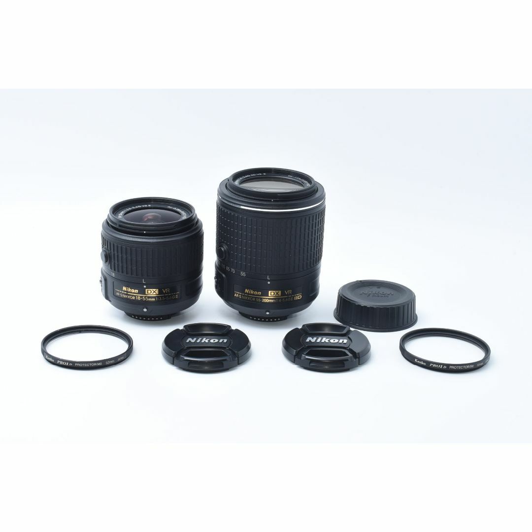 Nikon - ☆美品☆ Nikon D5600 ダブルレンズセットの通販 by Nikon - ☆美品☆ Nikon D5600 ダブルレンズセットの通販 by