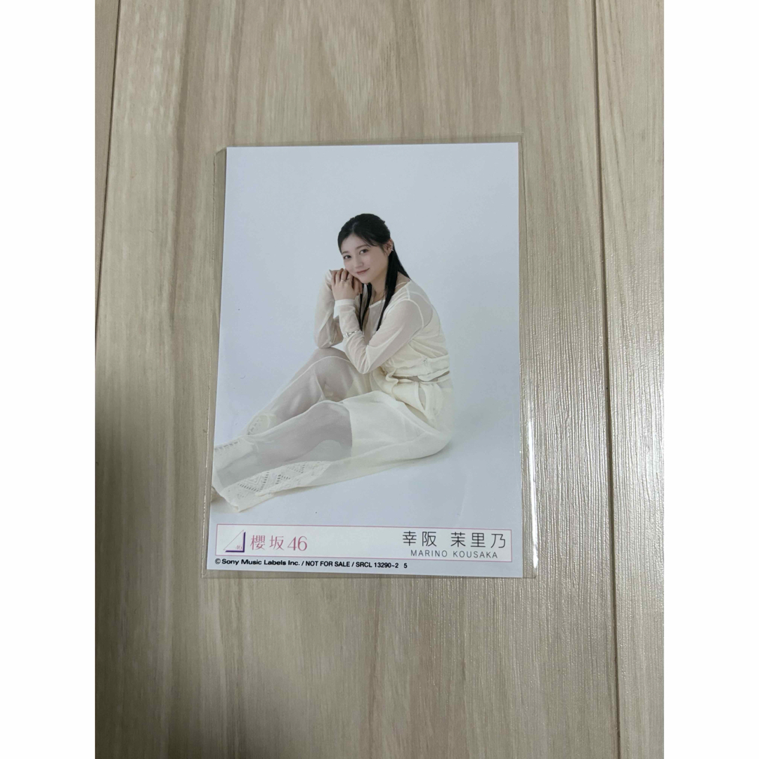 幸阪茉里乃 生写真 addiction 座り エンタメ/ホビーのタレントグッズ(アイドルグッズ)の商品写真