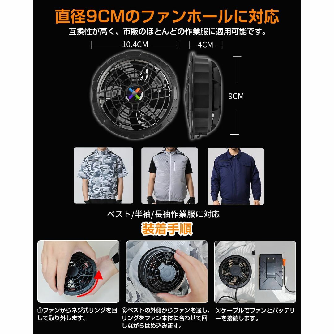 2025革新モデル 42V超高輸出 ファンバッテリーセット