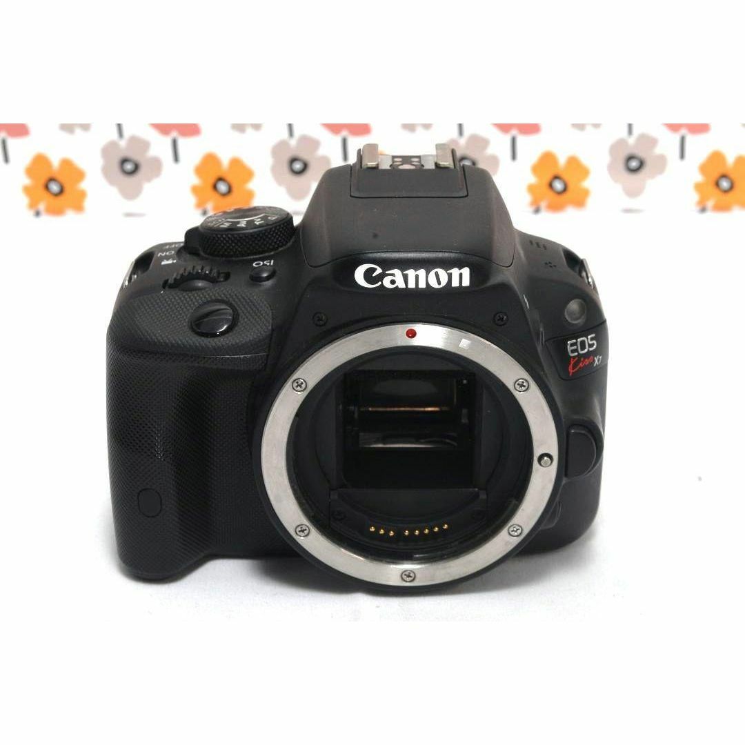 返品保証】❤Canon Kiss X7❤入門モデル❤美品❤届いてスグ使える❤
