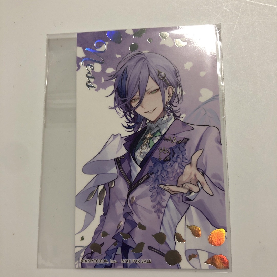 «新品未使用»にじさんじ アニメイトカフェ 特典箔押しカード 榊ネス エンタメ/ホビーのタレントグッズ(その他)の商品写真