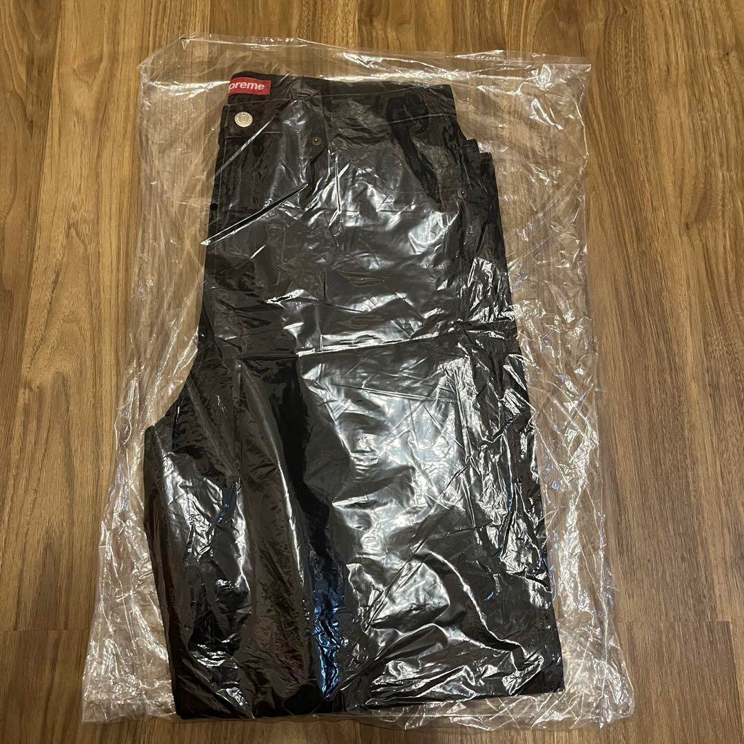 Supreme - Supreme Baggy Jean Black 30 25ssの通販 by May's Supreme - Supreme Baggy Jean Black 30 25ssの通販 by May's